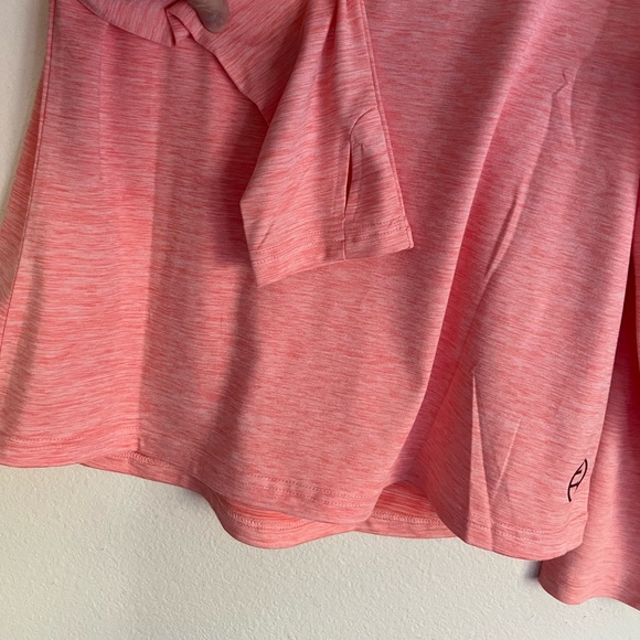 NWOT Reel Life Coral/Orange Women’s Fitted Long Sleeve Active Shirt - Picture 6 of 13